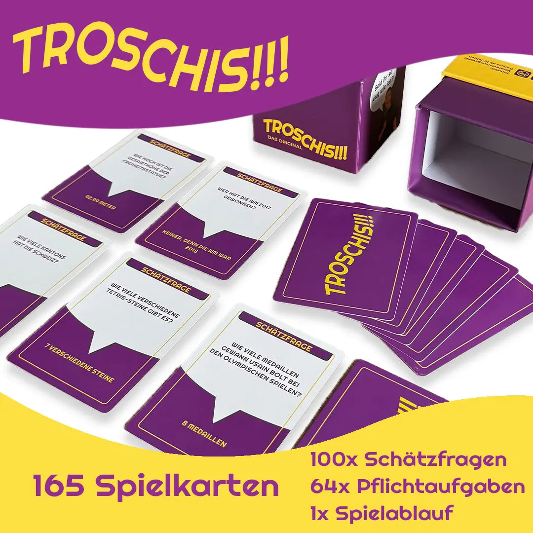 Troschis - Das Trinkspiel (Kartenspiel mit 165 Fragen) – Der Kiosk
